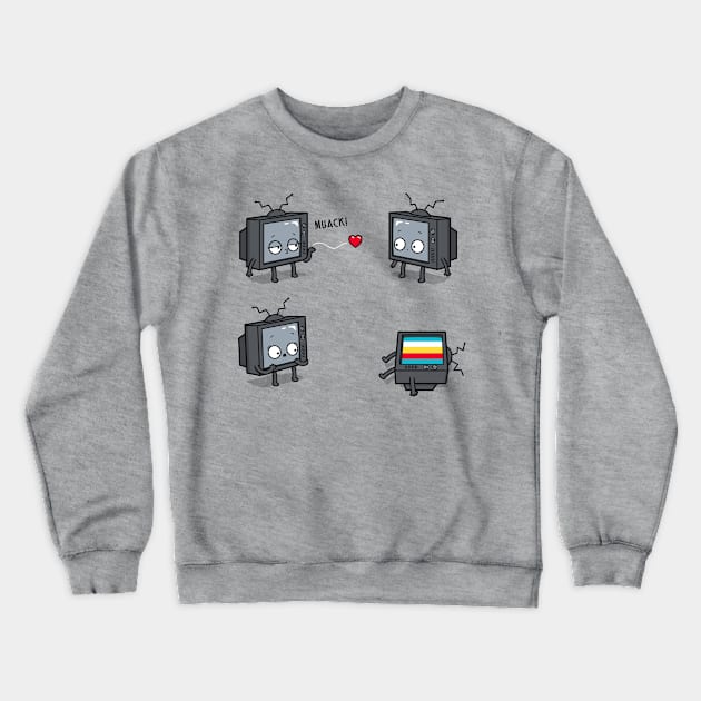 No Signal Found! Crewneck Sweatshirt by Raffiti